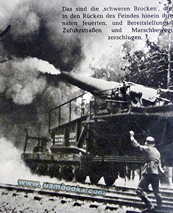 heavy Nazi artillery